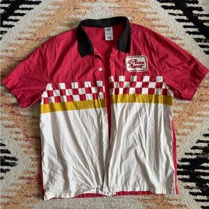 Men’s Pizza Planet Button Up - Size Large